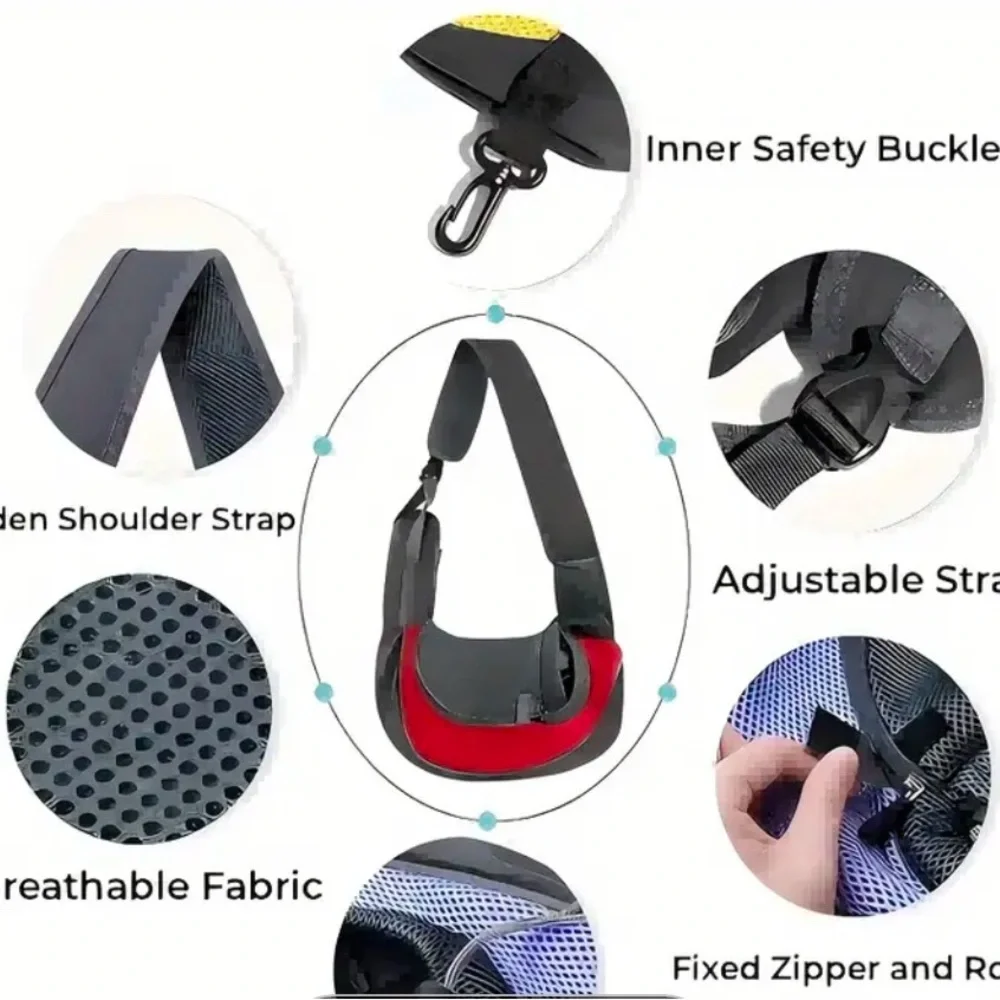 NWOT Mesh Pet Shouler Bag Sz S